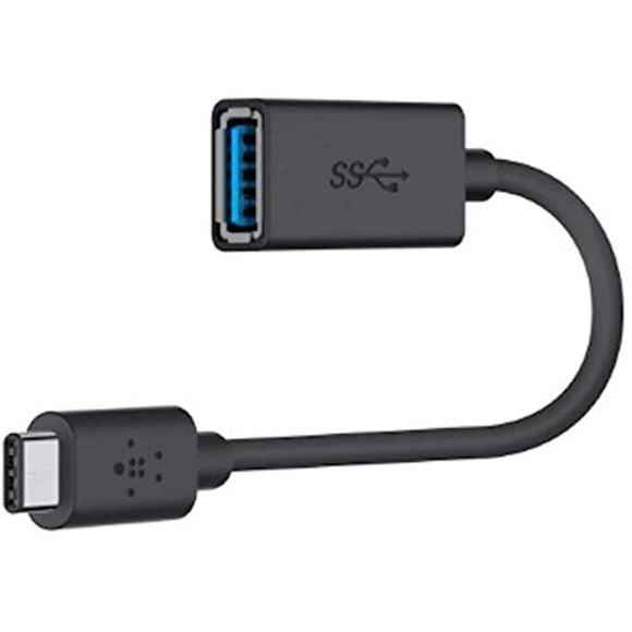 Belkin F2CU036BTBLK 3.0 USB-C to USB-A Adapter (USB Type-C) - Picture 1 of 7